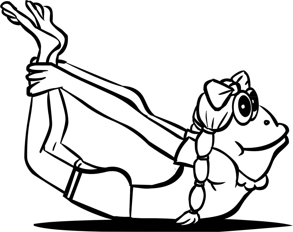yoga coloring pages for kids - photo #17