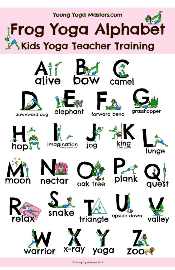 for pose poster yoga pose yoga letter pictures  each the  alphabet of with yoga kids names  one