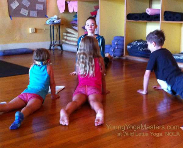 Teaching Yoga in the Practicum of the New Orleans Kids Yoga Teacher Certification